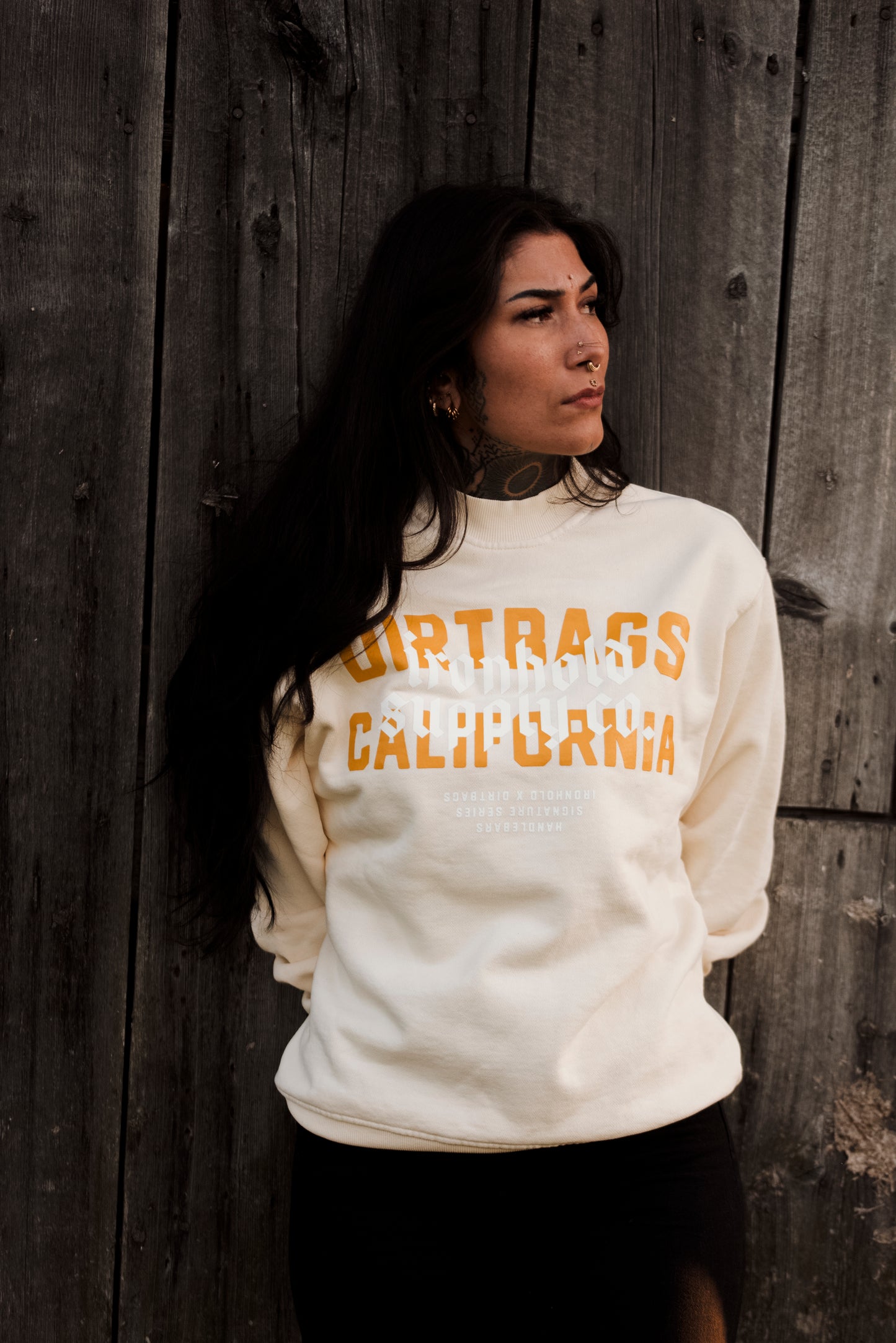 Crewneck DND Dirtbags California - Cream