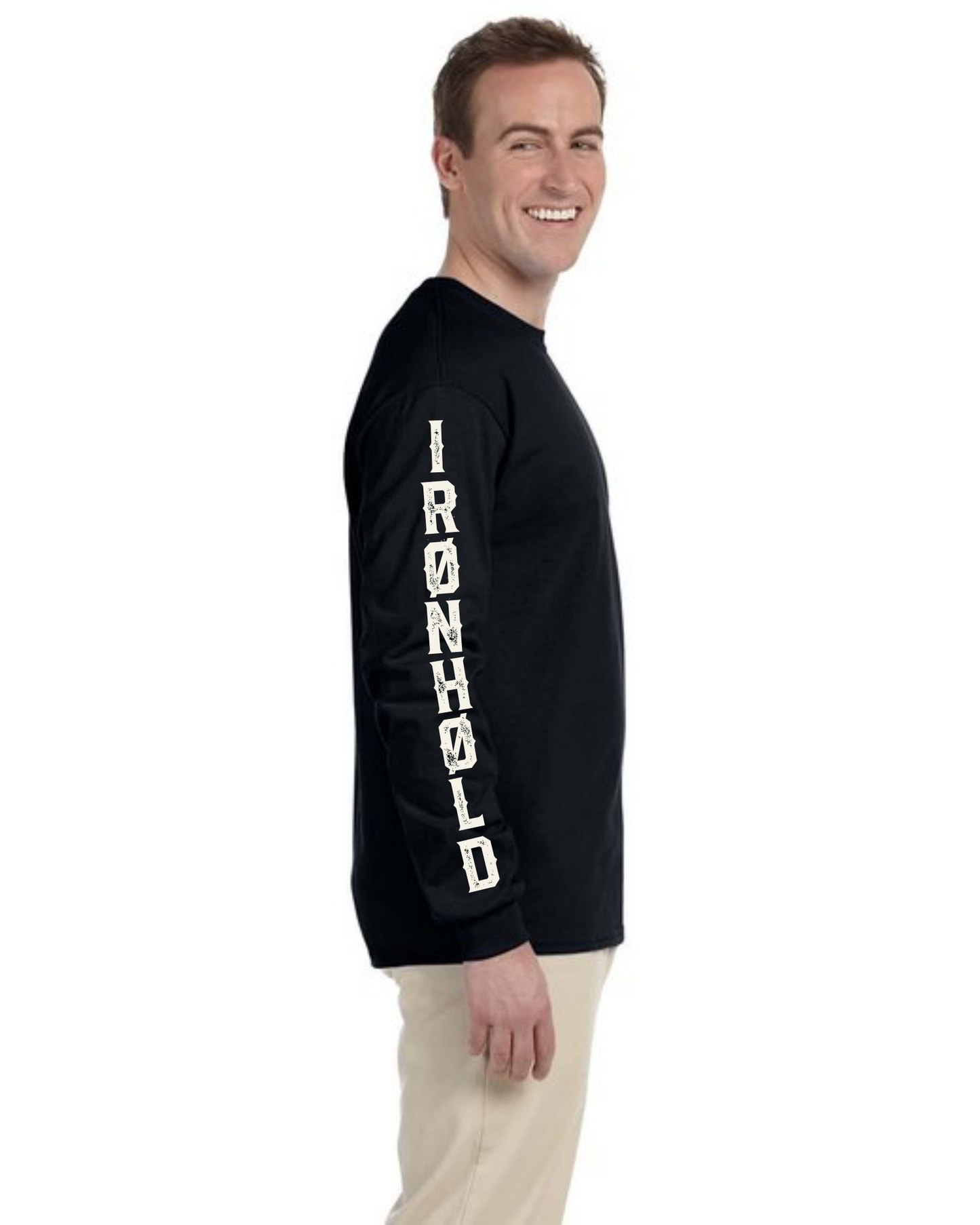 Fits everyone RING SPUN COTTON LONG SLEEVE TEE, V edition