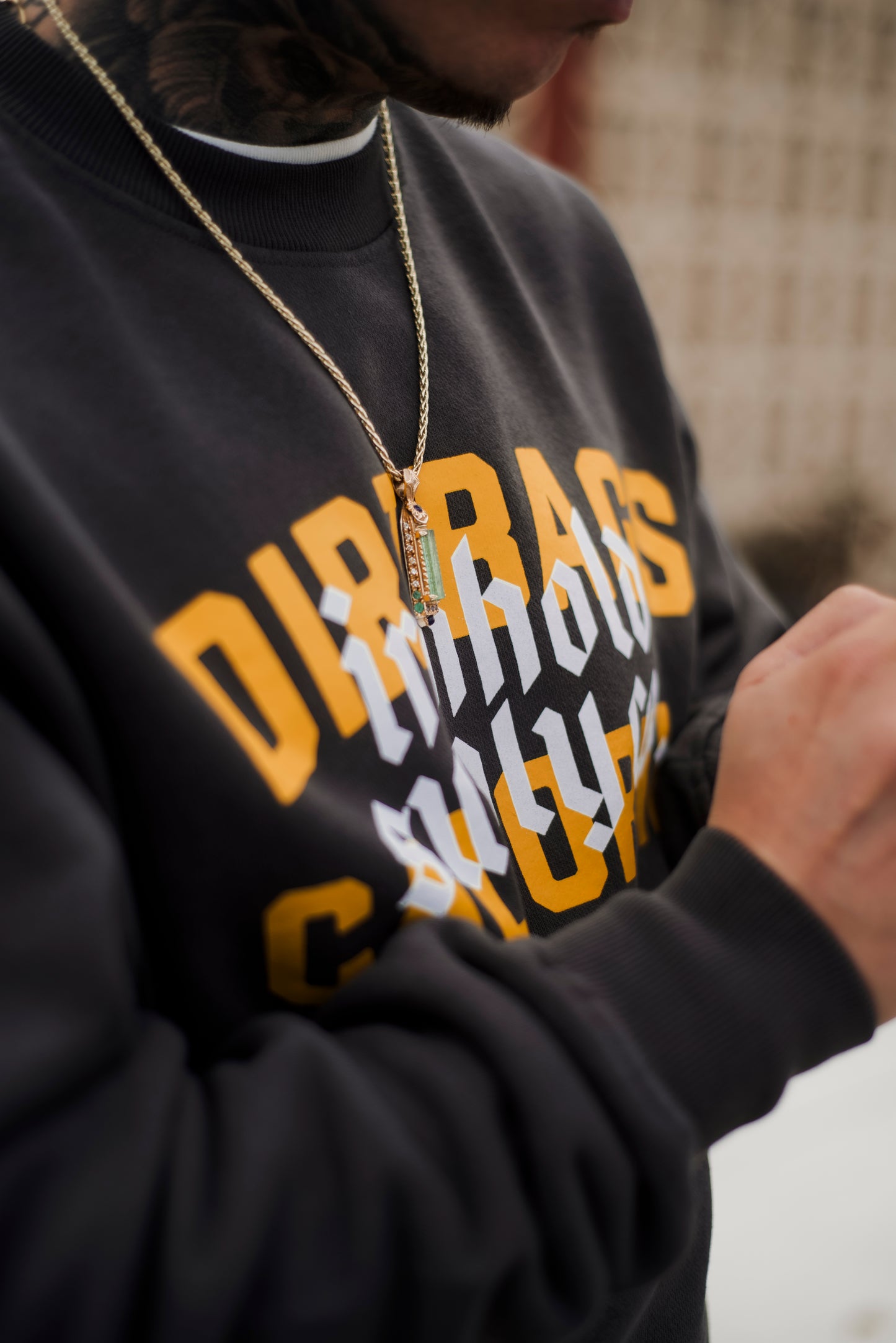 Crewneck DND Dirtbags California - Shadow