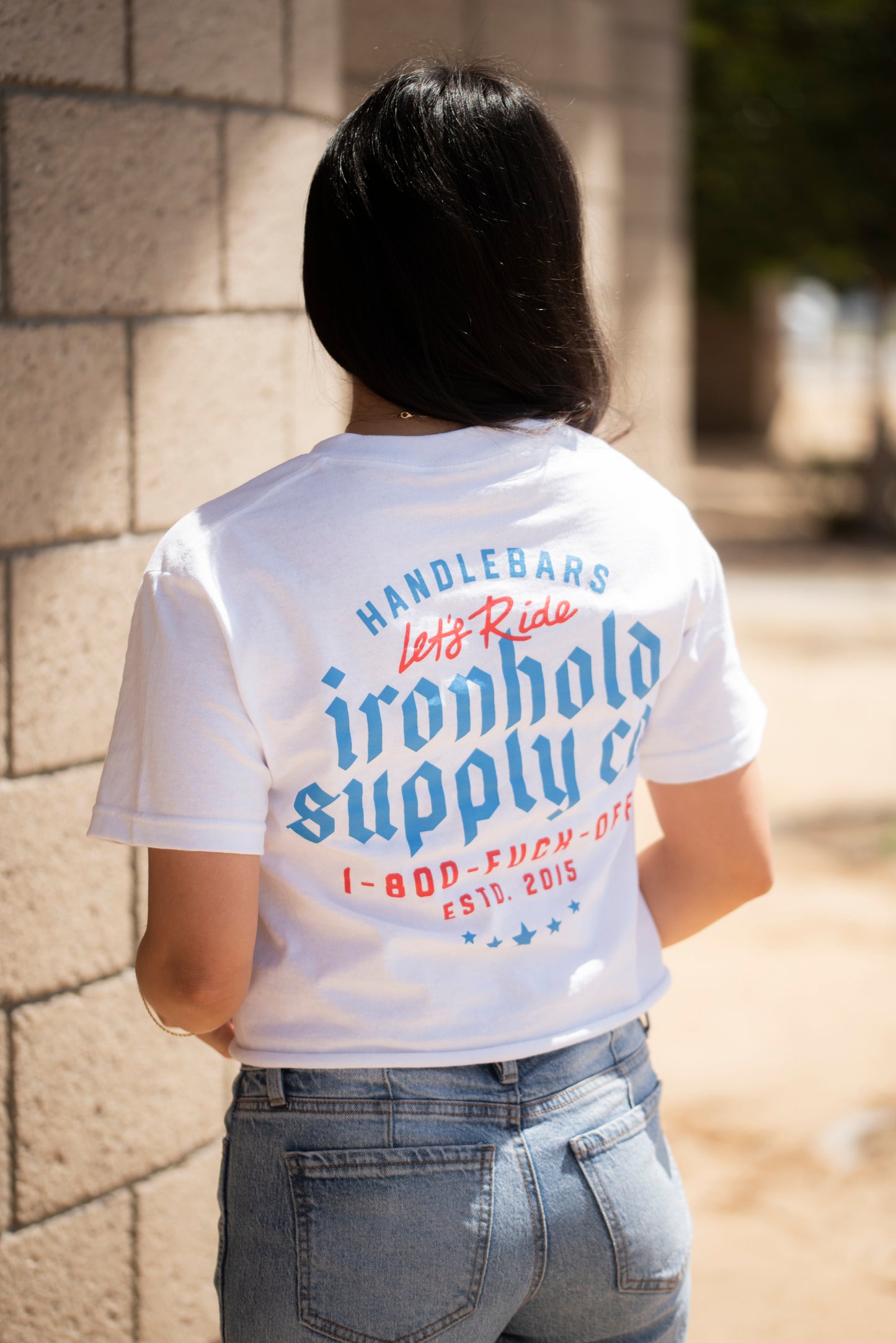 T-Shirt Handlebars Let's Ride