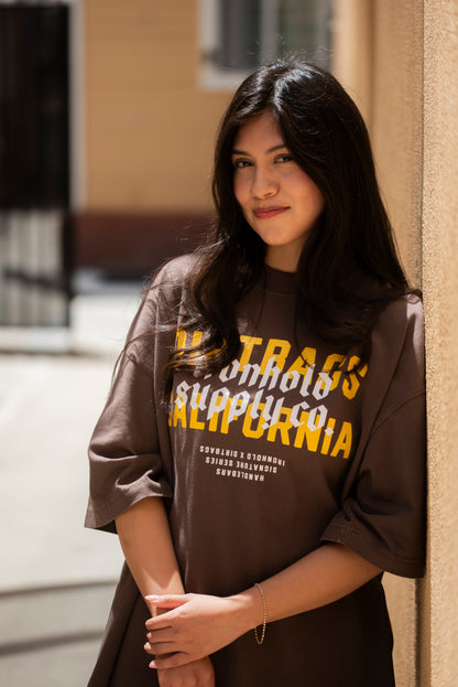 Designer Tee Dirtbags California - Mocha