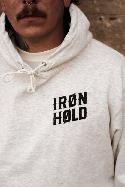 Fleece Hoodie IRØNHØLD - Oatmeal