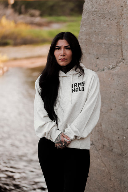 Fleece Hoodie IRØNHØLD - Oatmeal