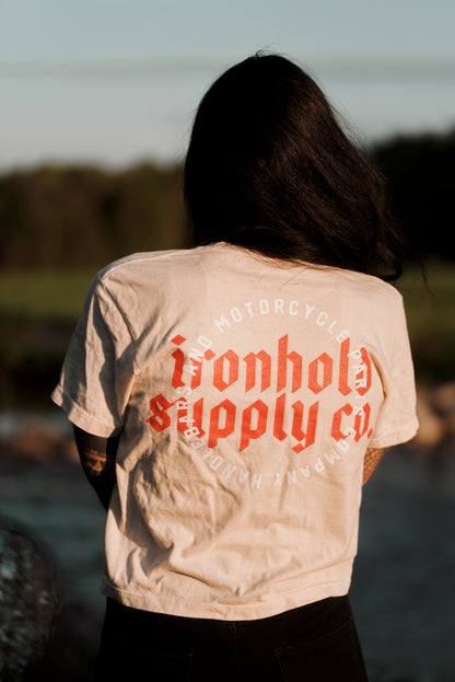 Boxy Tee Femme 00 Motorcycle - Ivory