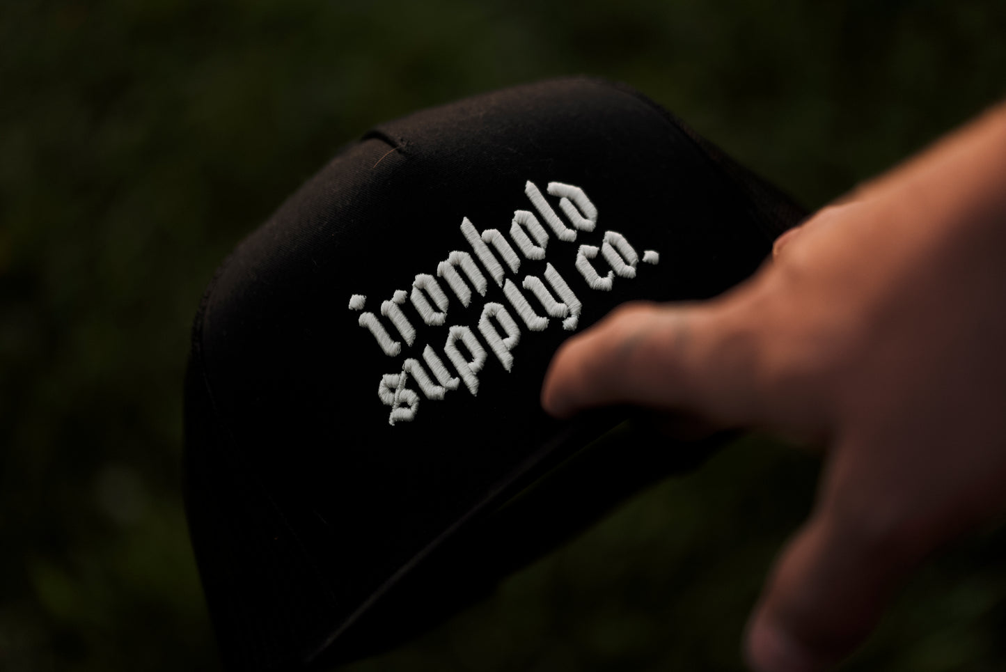 Snapback Cap Logo Ironhold - Noir
