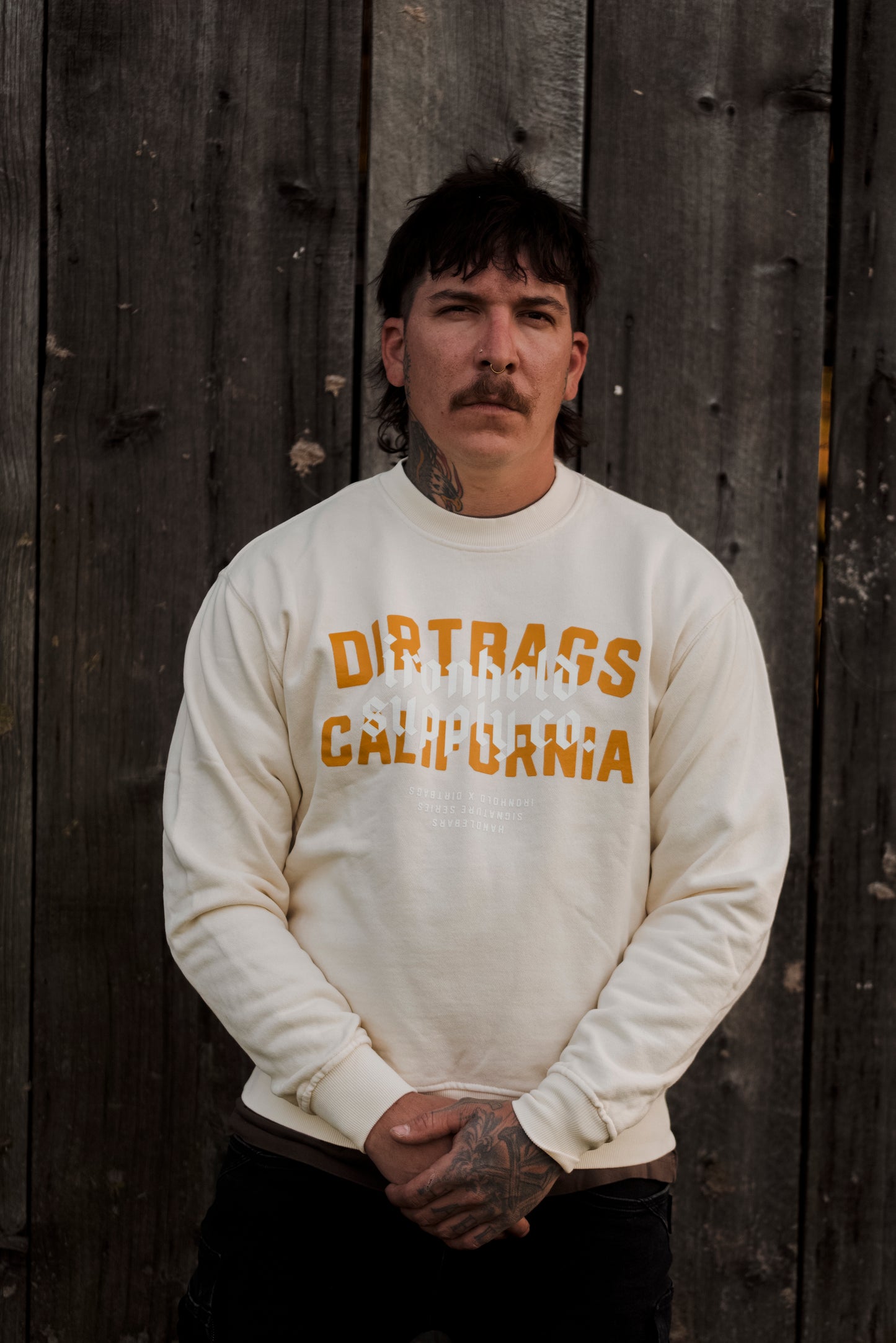 Crewneck DND Dirtbags California - Cream
