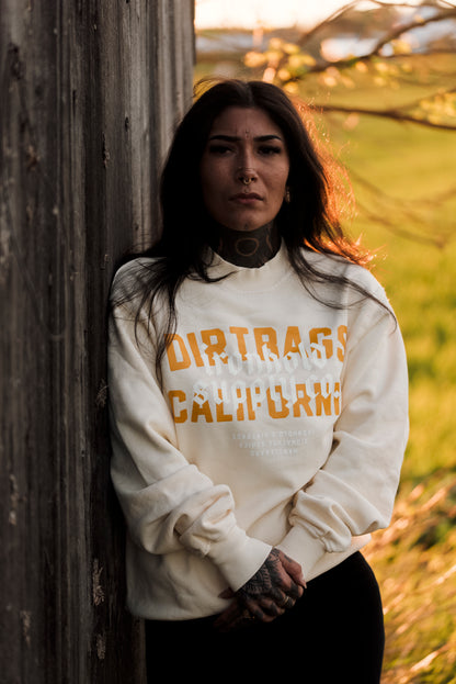 Crewneck DND Dirtbags California - Cream