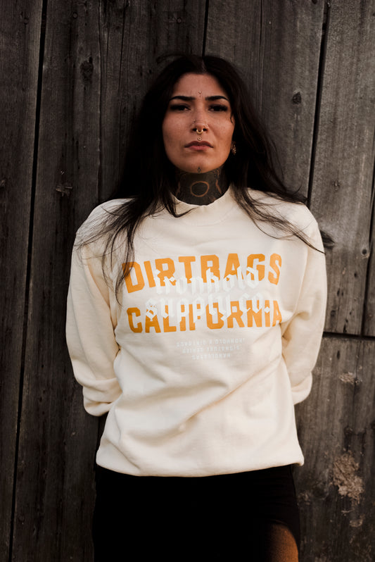Crewneck DND Dirtbags California - Cream
