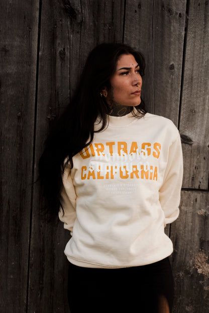 Crewneck DND Dirtbags California - Cream