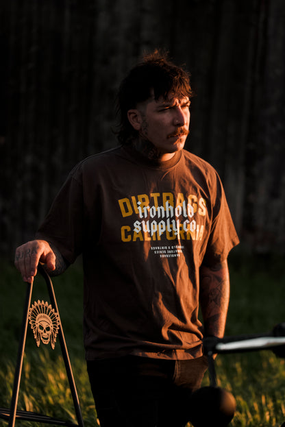 Designer Tee Dirtbags California - Mocha