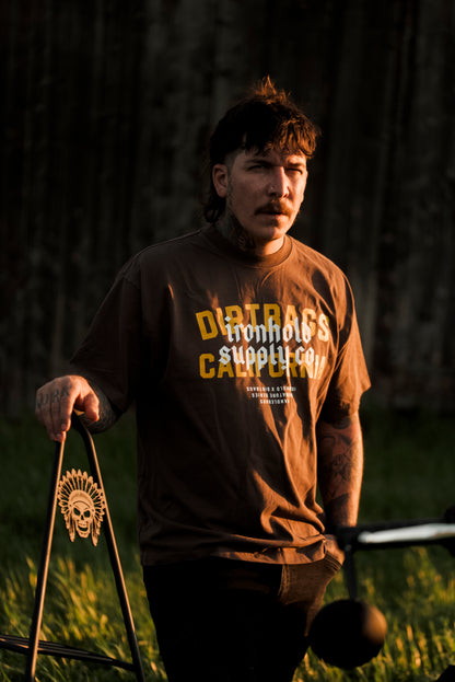 Designer Tee Dirtbags California - Mocha