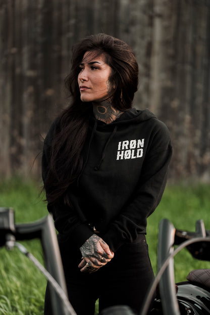 Crop Hoodie Femme IRØNHØLD - Or