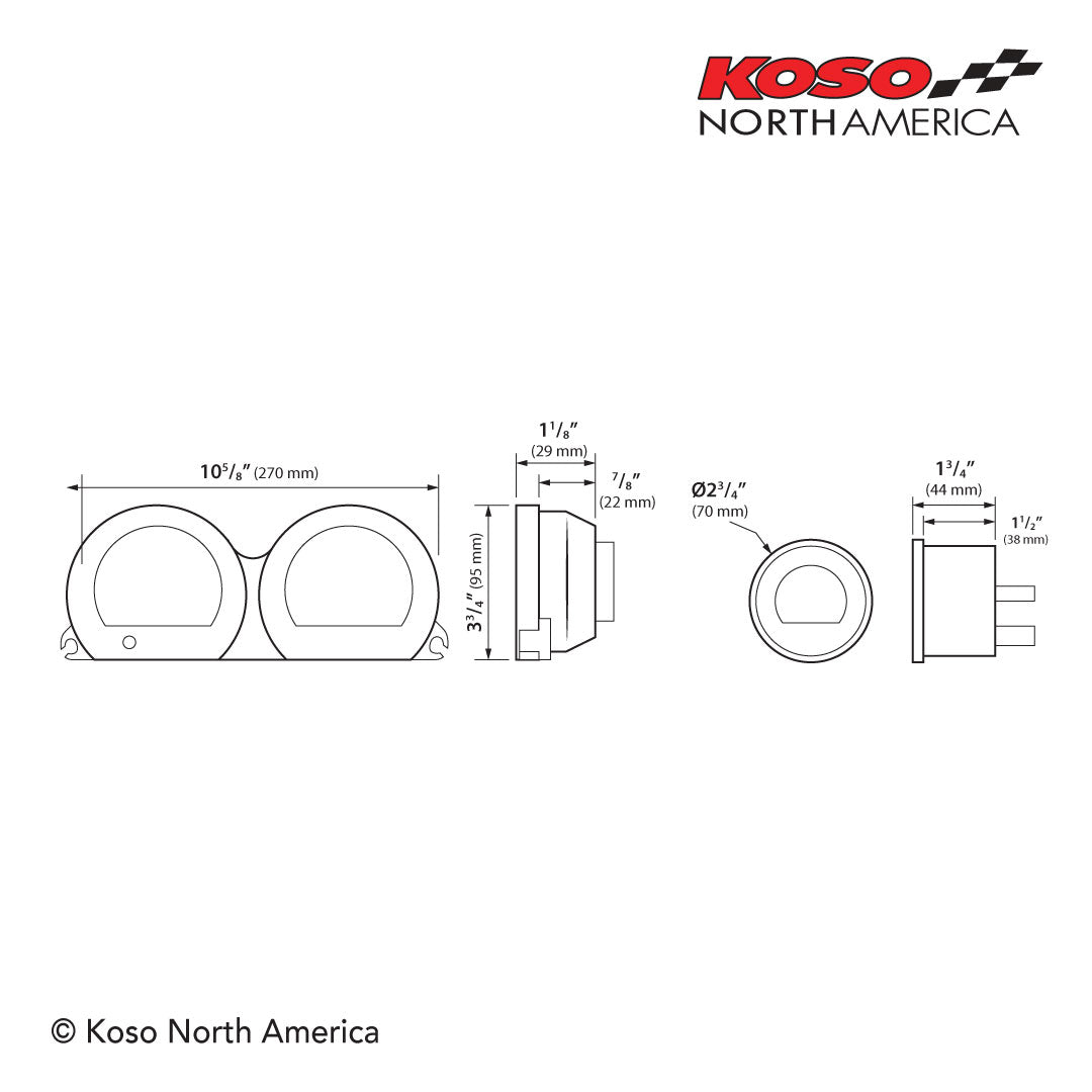 HD-03 | 4 pieces LCD kit (8 changeable colors) | for Harley-Davidson® 2014-2023