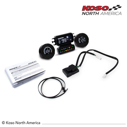 Complete D2 gauge kit | for Harley-Davidson® (Baggers)