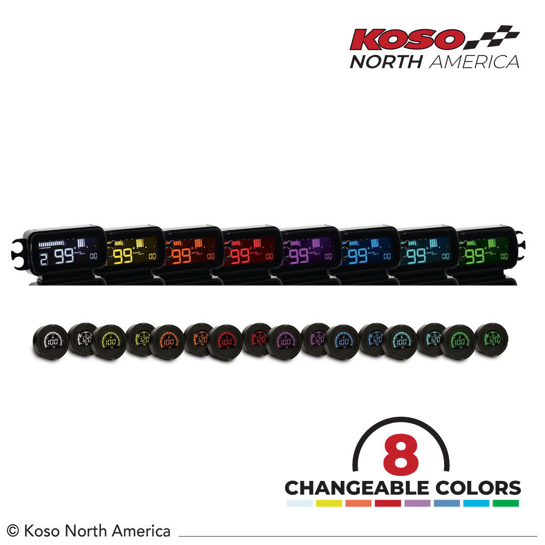 Complete D2 gauge kit | for Harley-Davidson® (Baggers)