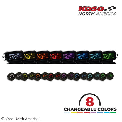 Complete D2 gauge kit | for Harley-Davidson® (Baggers)