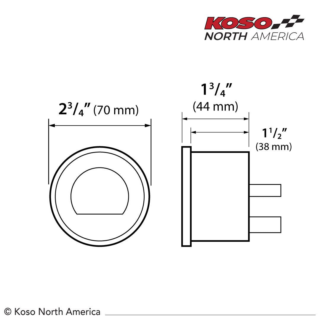 Add-on kit for D2 gauge Bagger version