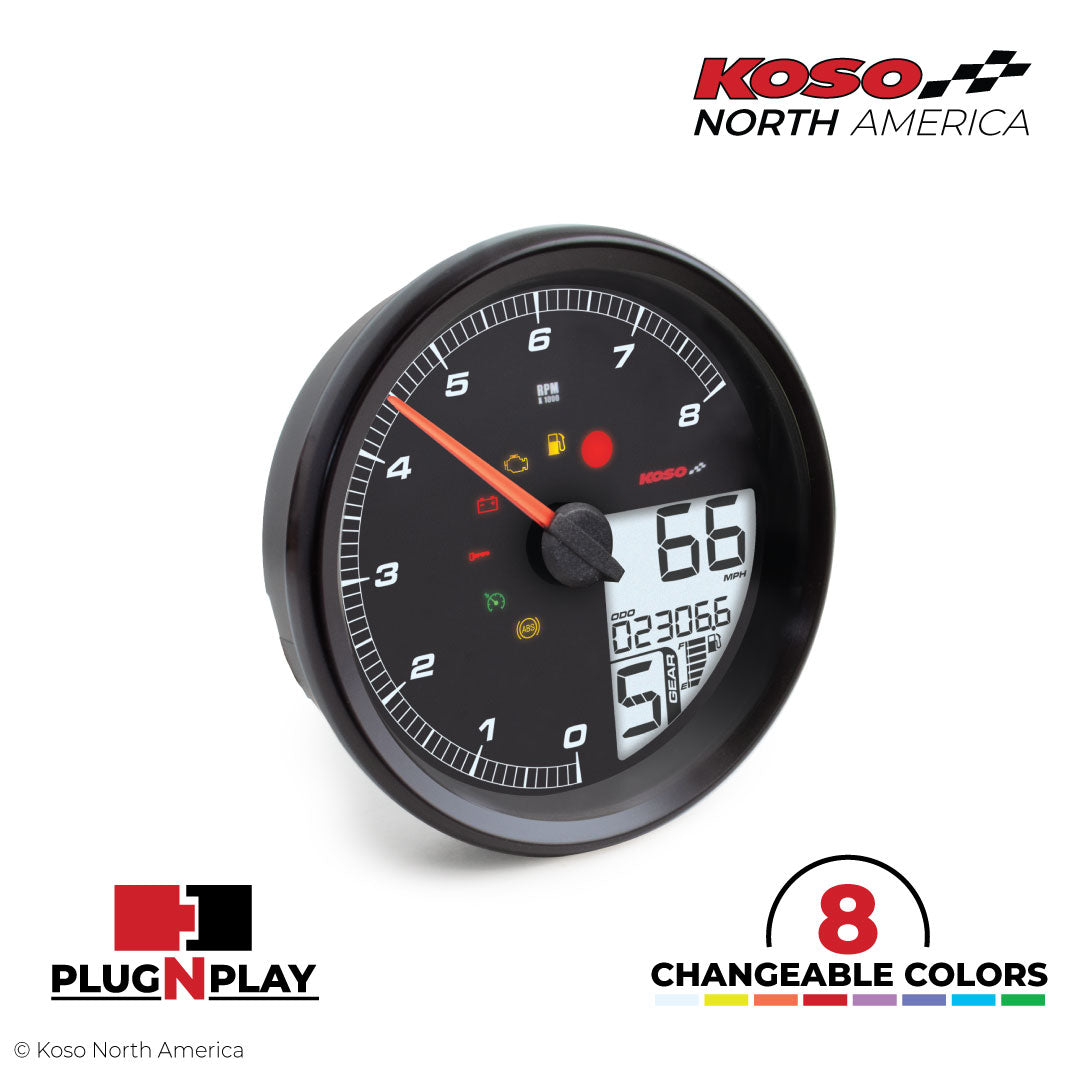 HD-05 | 5” multifunction meter | for Harley-Davidson® (black)