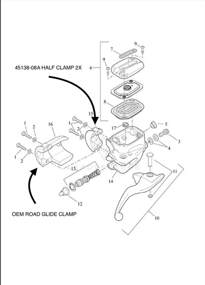 BRAKE | CLUTCH HALF CLAMP